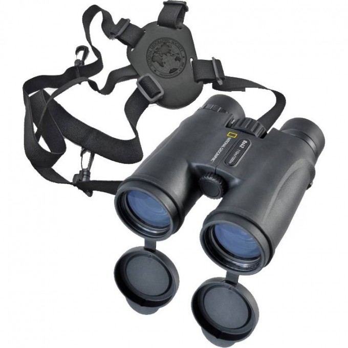 Бинокль BRESSER National Geographic 8x42 с разгрузочным ремнем 74348 Бинокль BRESSER National Geographic 8x42 с разгрузочным ремнем 74348