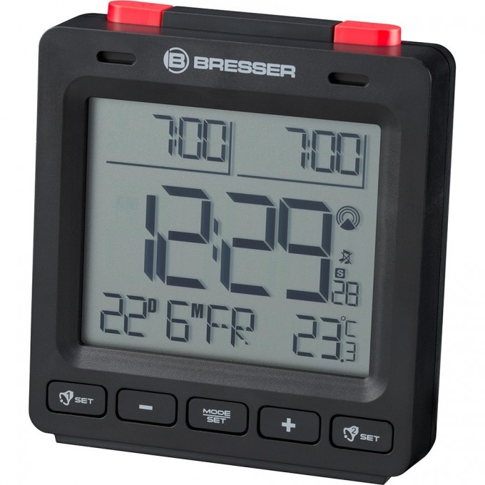 Часы BRESSER MyTime Easy II, черные 75727 Часы BRESSER MyTime Easy II, черные 75727