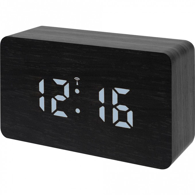 Часы настольные BRESSER MyTime W Color LED, черные 73790 Часы настольные BRESSER MyTime W Color LED, черные 73790
