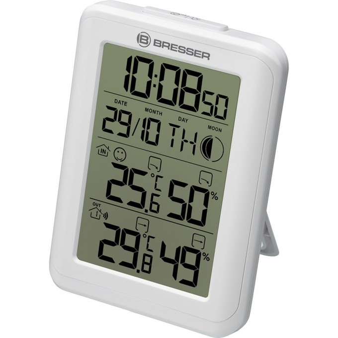 Гигрометр с часами BRESSER MyClimate, белый 75691 Гигрометр с часами BRESSER MyClimate, белый 75691