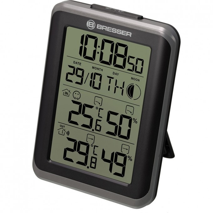 Гигрометр с часами BRESSER MyClimate, черный 75690 Гигрометр с часами BRESSER MyClimate, черный 75690