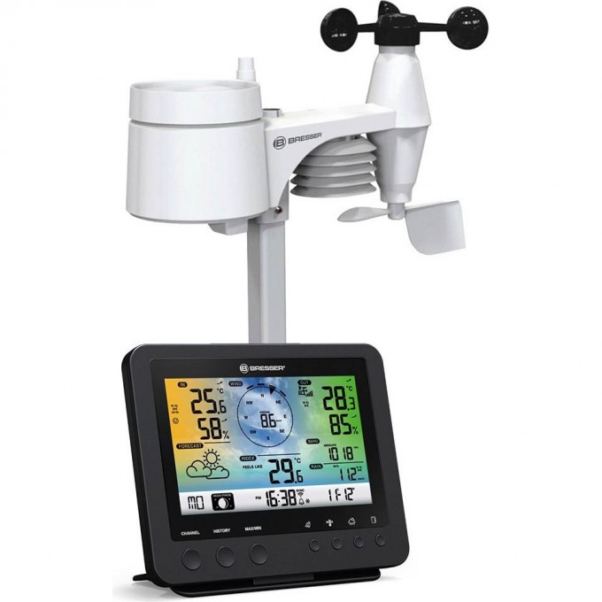 Метеостанция Bresser 5-в-1 Wi-Fi с цветным дисплеем 73261 Метеостанция Bresser 5-в-1 Wi-Fi с цветным дисплеем 73261
