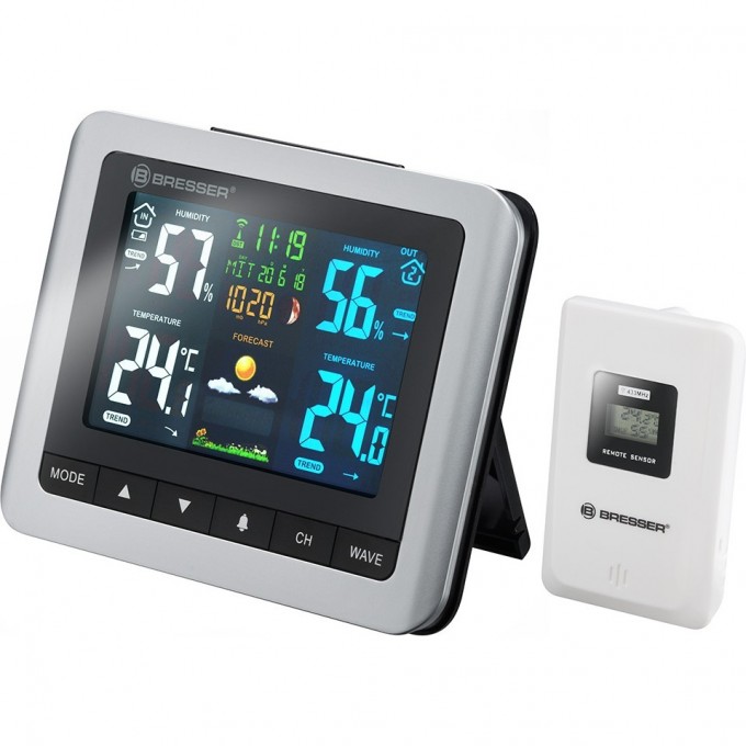 Метеостанция BRESSER MeteoTemp WTM с цветным экраном 74581 Метеостанция BRESSER MeteoTemp WTM с цветным экраном 74581