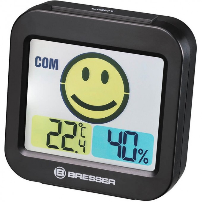 Метеостанция BRESSER MyTime Smile, черная 74658 Метеостанция BRESSER MyTime Smile, черная 74658