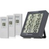 Метеостанция BRESSER Temeo Hygro Quadro, серая 75692