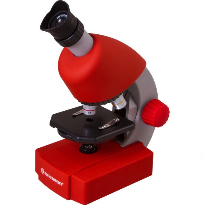 Микроскоп BRESSER Junior 40x-640x, красный 70122 Микроскоп BRESSER Junior 40x-640x, красный 70122